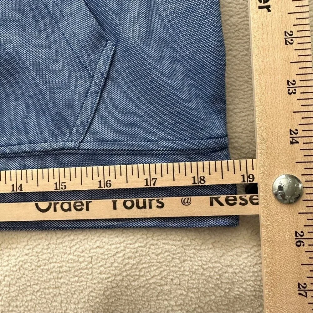 Michael Kors Blue Men's Hoodie with Kangaroo Pouch Size Small Preppy Old Money - Picture 5 of 10